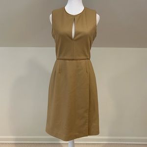 Adam Lippes Brown Wool Midi Dress